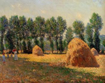 Claude Oscar Monet : Haystacks at Giverny II